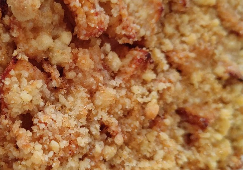 Gerimpelde appeltjes doen het goed in appelplaatkoek!