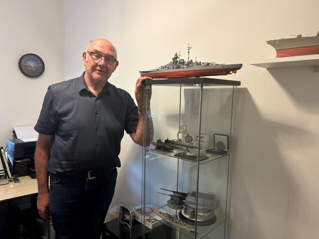 Terug naar hobby uit zijn jeugd: modelschepen bouwen
