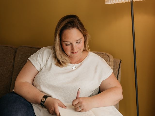 Schrijvend het nieuwe jaar in