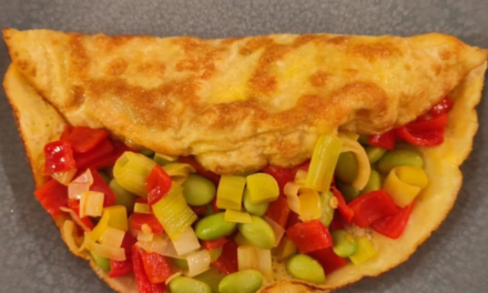 Gezond en goedkoop: gevulde omelet