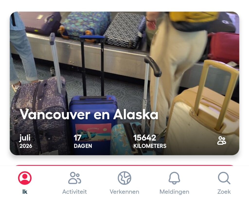 polarsteps vancouver en alaska