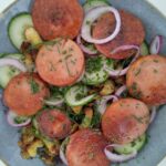 Gezond en goedkoop: worstsalade