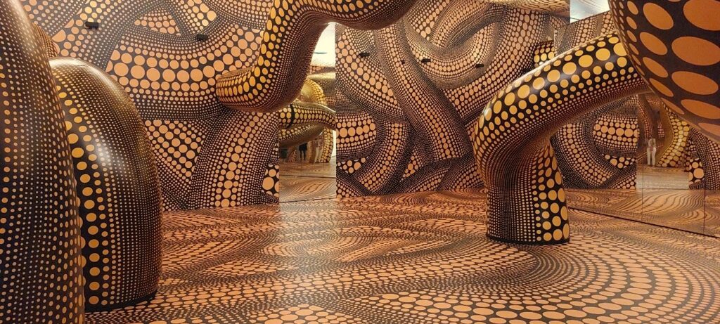 Kusama zaalimpressie